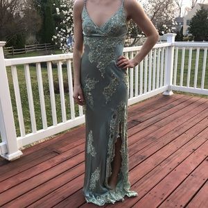 Seafoam Green prom dress
